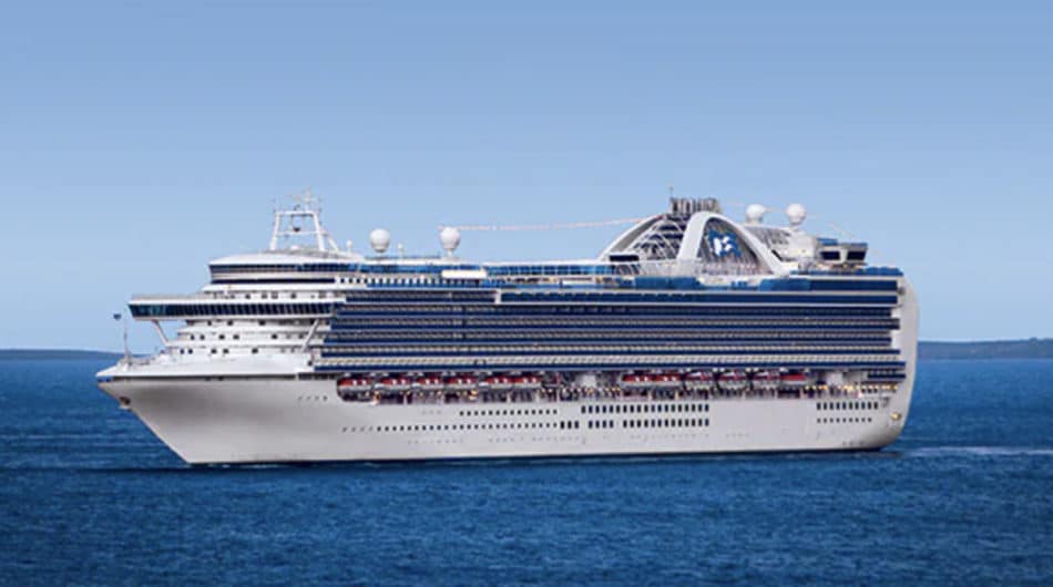 princess cruises caribbean galveston ship on sea