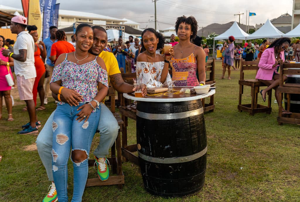 food festival attendees