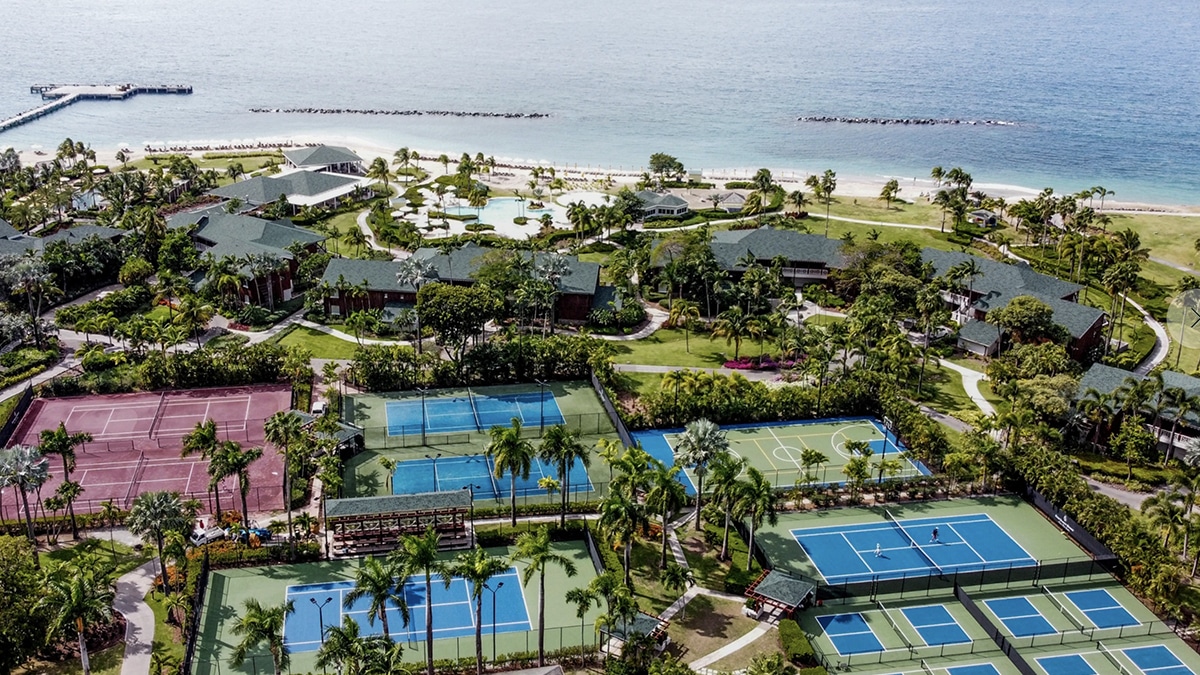 caribbean tennis courts