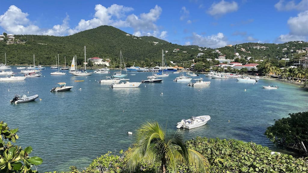 cruz bay in st john, caribbean photo of the week