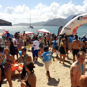 st kitts nevis swimming