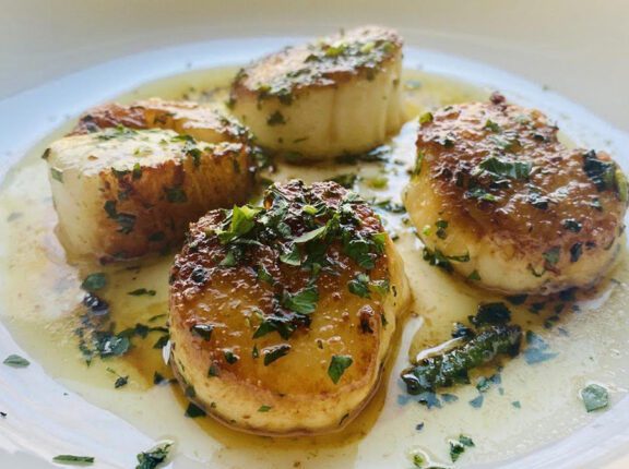 caribbean recipe for sea scallops