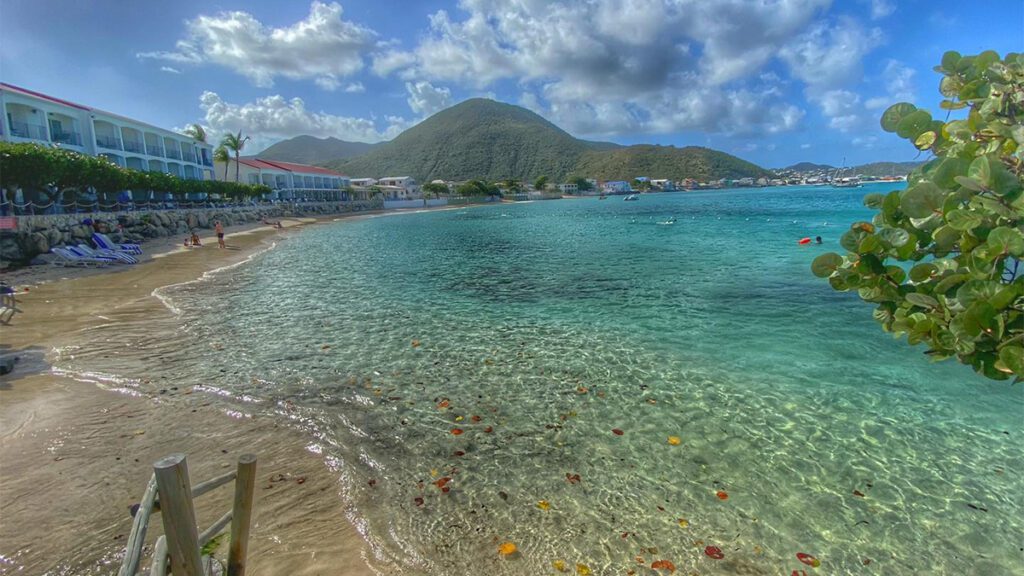 a beach at the Grand Case Beach Club