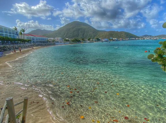 a beach at the Grand Case Beach Club