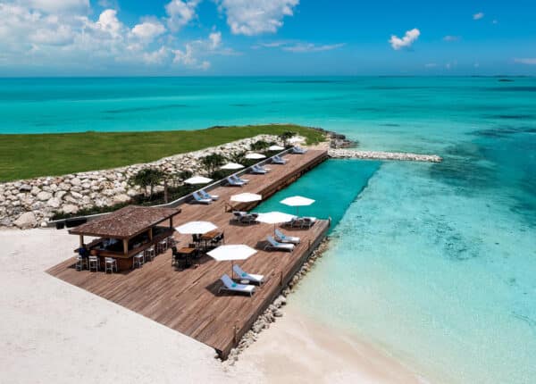 turks and caicos ocean pool