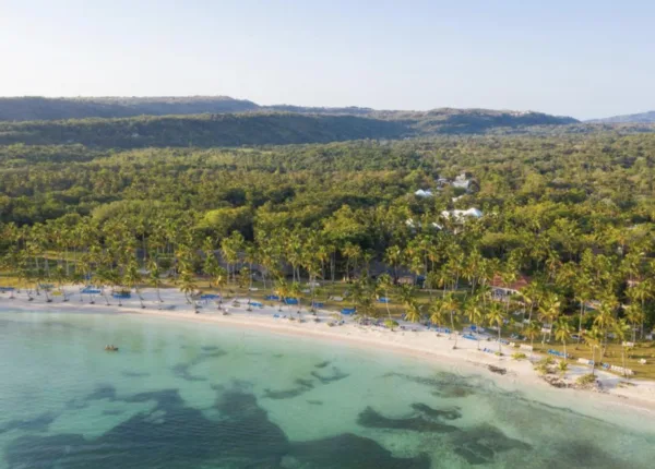 a beach in Samana