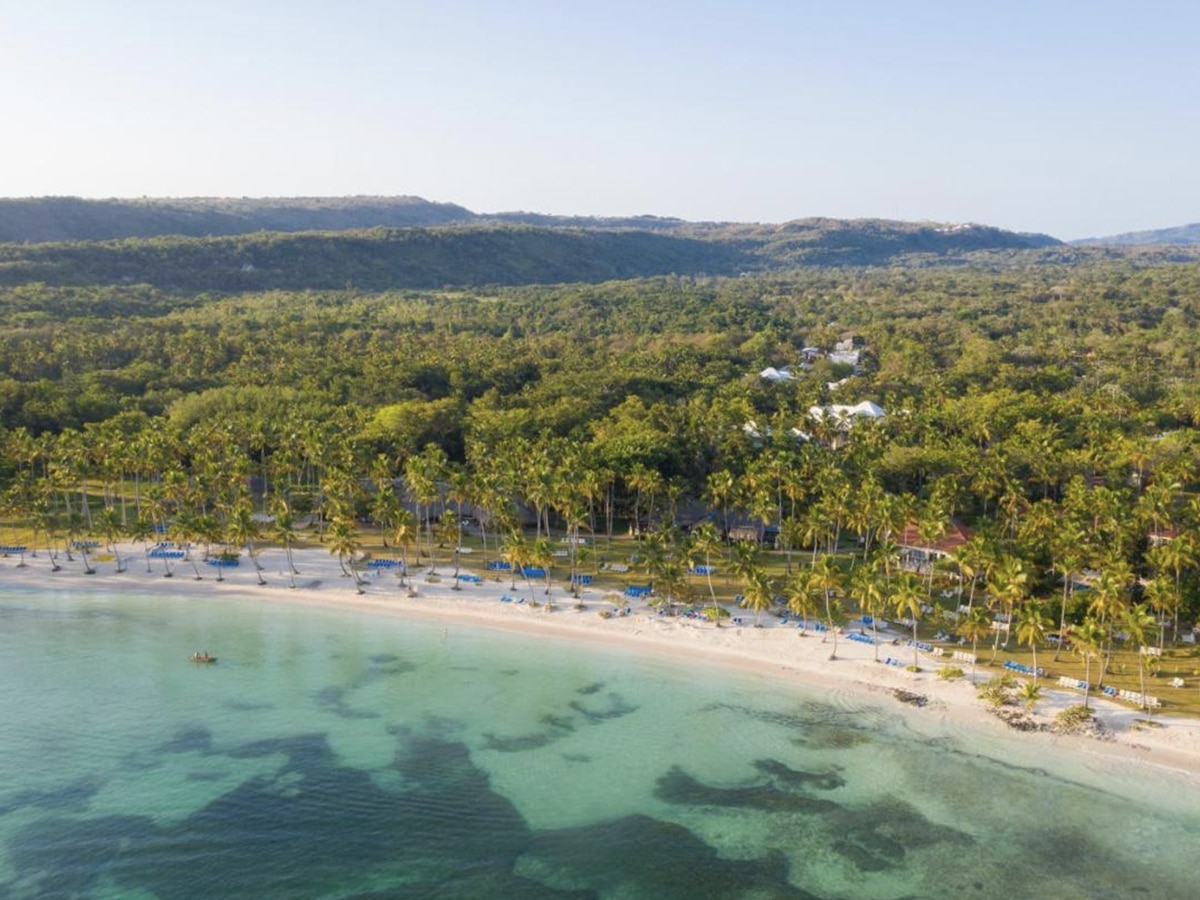 a beach in Samana