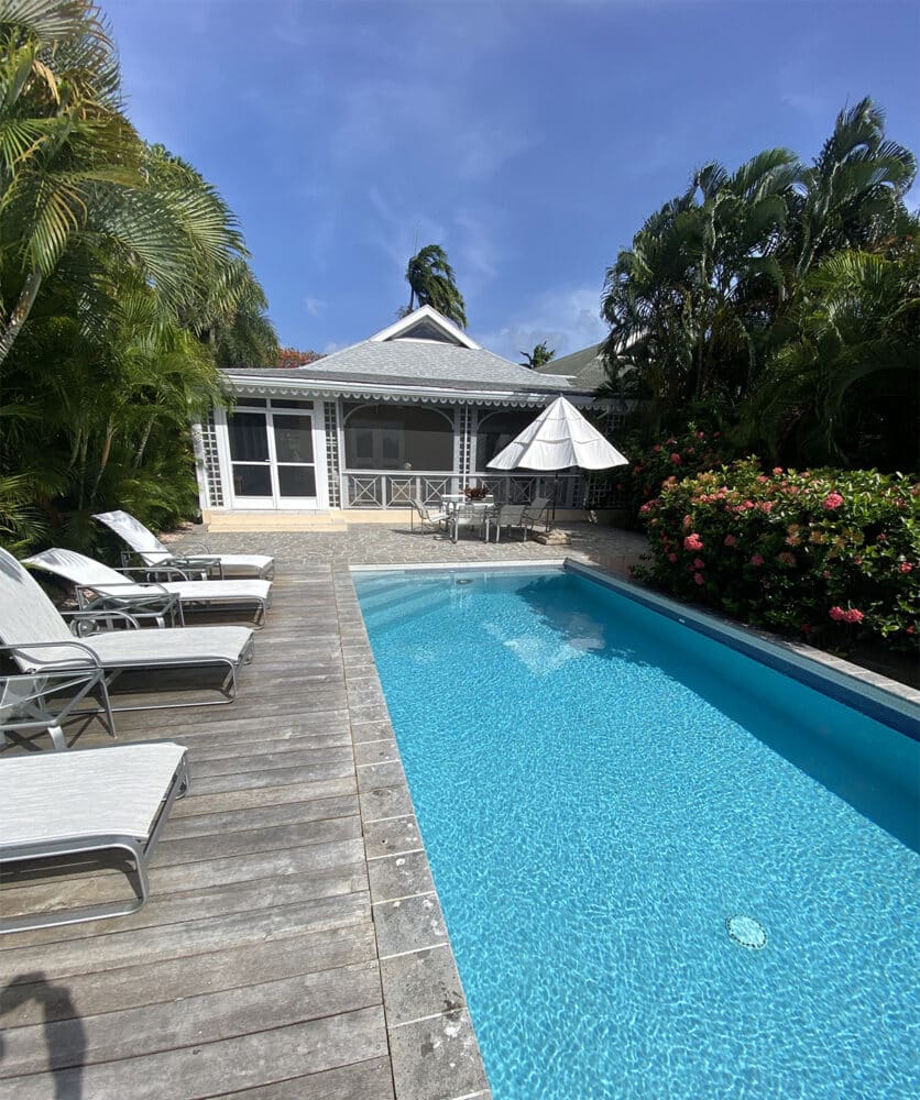 nevis villa pool