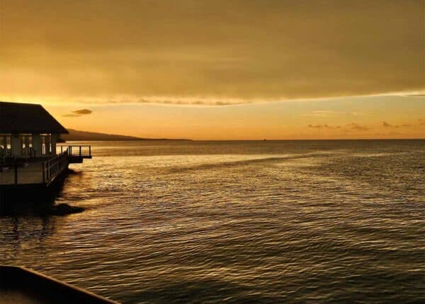 ocho rios sunset caribbean photo jamaica