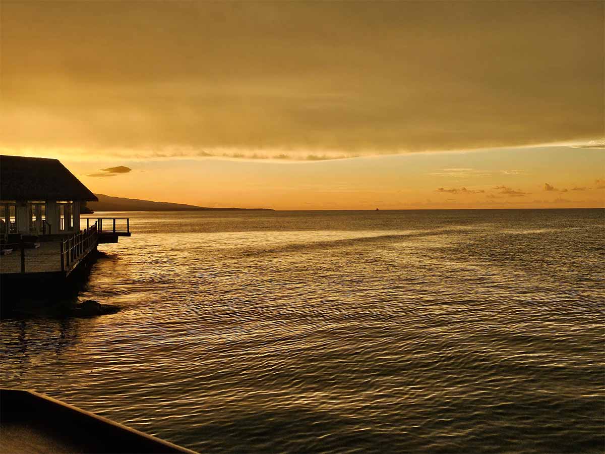 ocho rios sunset caribbean photo jamaica