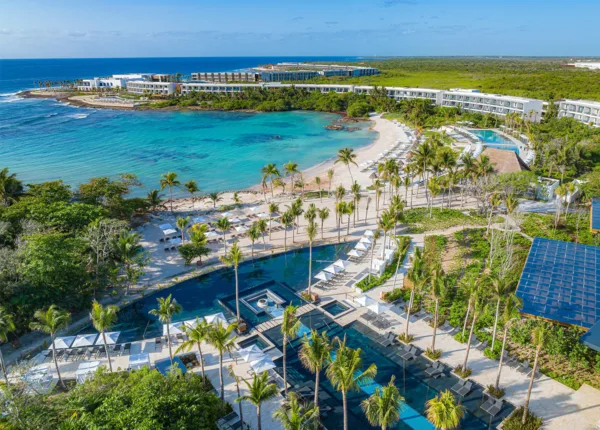 conrad tulum over the beach