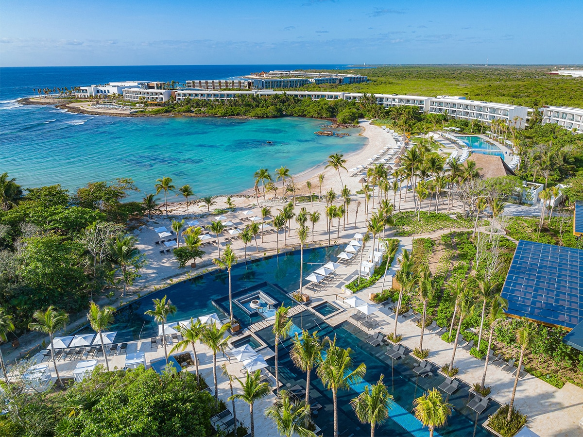 conrad tulum over the beach