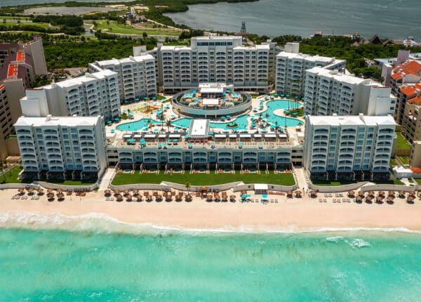 the resort on the beach
