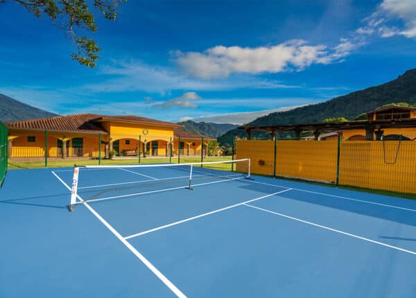 panama pickleball court blue