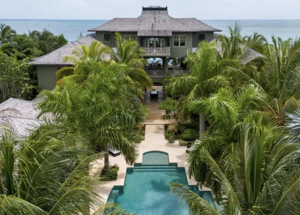 The home is on the market now for $65m