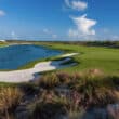 the albany golf course with bunker