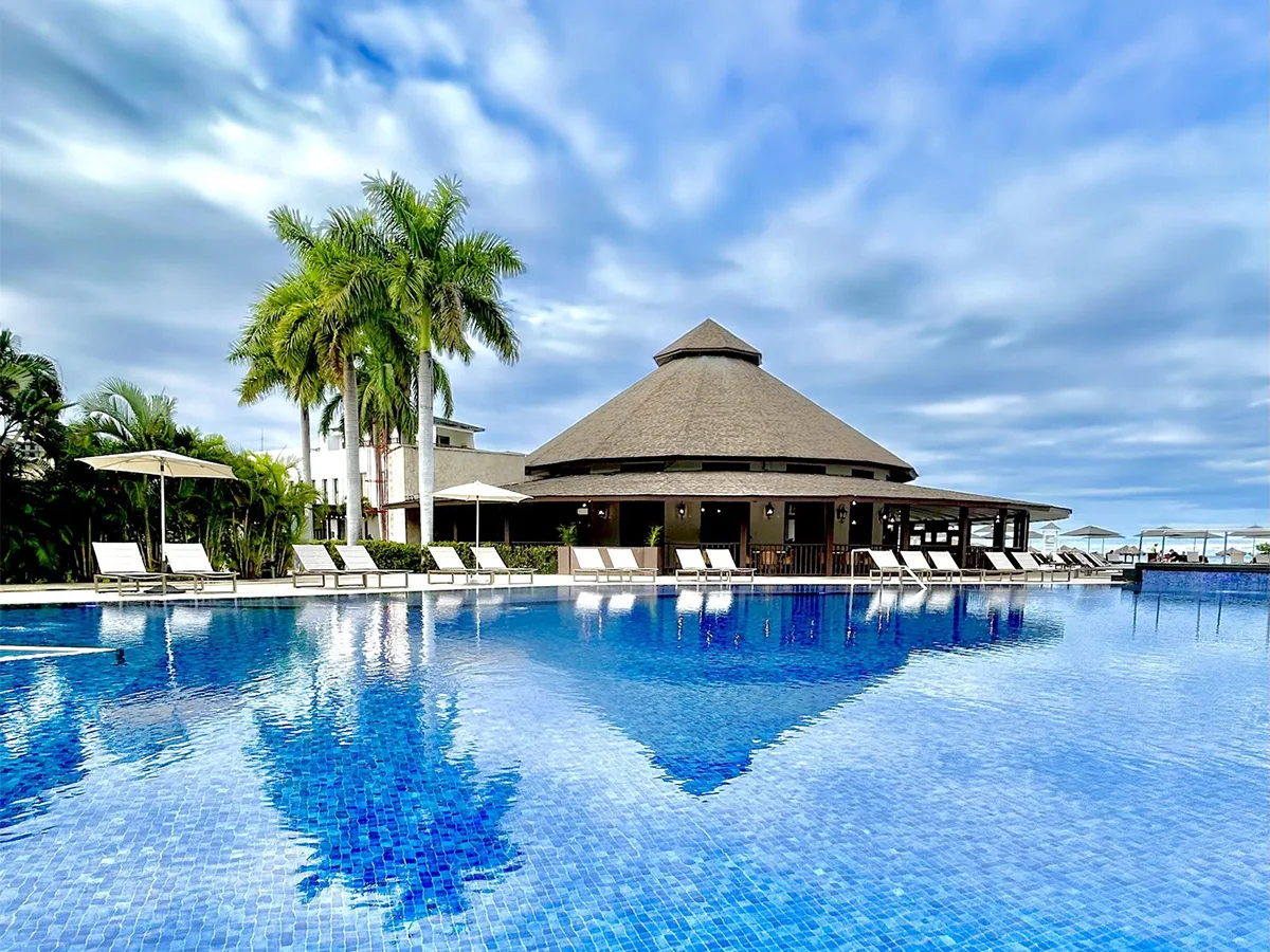 the pool at hideaway at royalton blue waters in montego bay