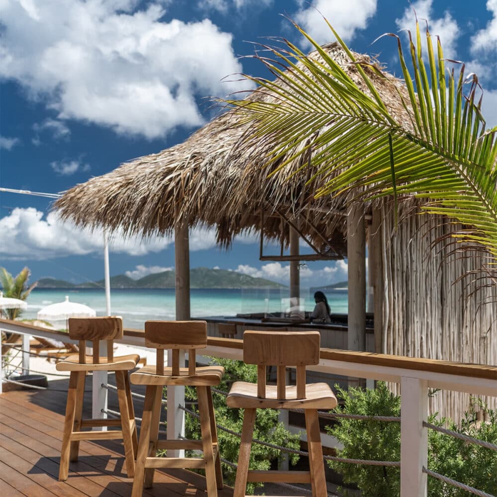 beach bar on long bay in tortola