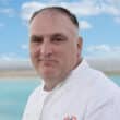 chef jose andres with beach in background