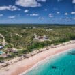 la bougainvillea beach with pink sand