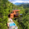 dominica secret bay villa with pool on cliffside