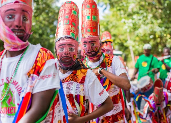 montserrat caribbean st patricks dancers