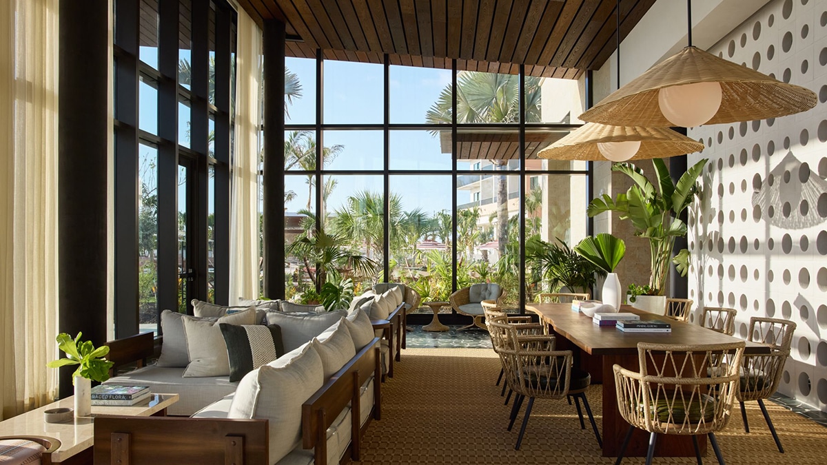 lobby at grand cayman beach resort