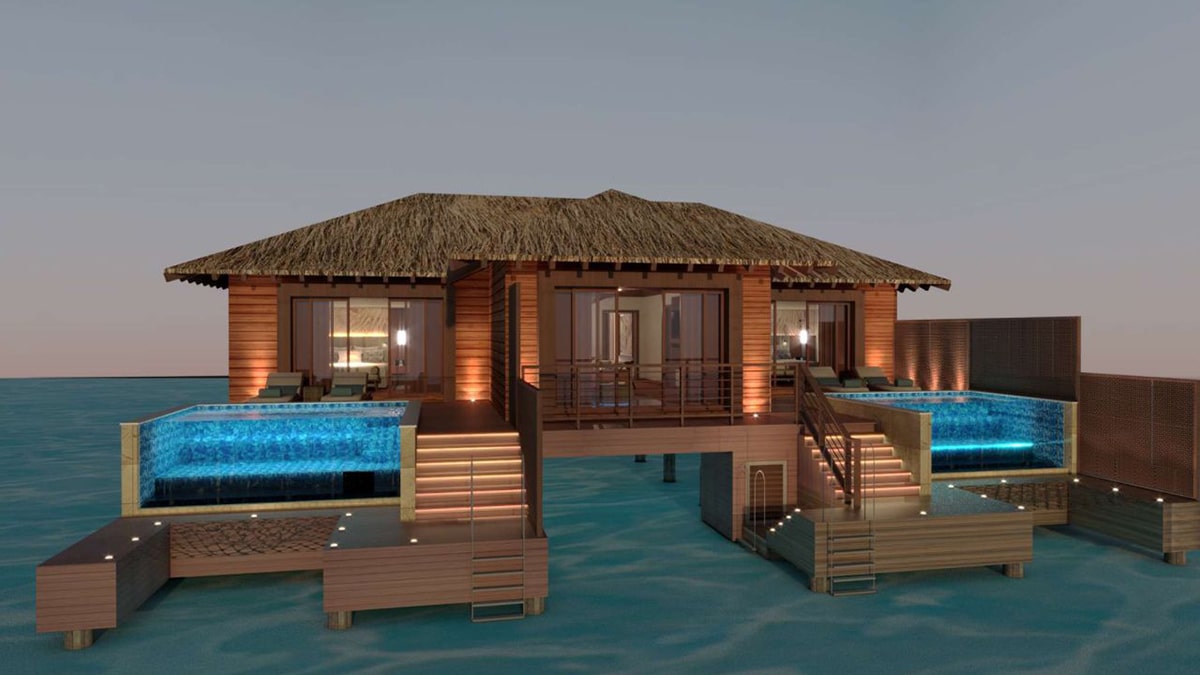 marriott bungalows overwater