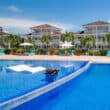 resort with villas and pool