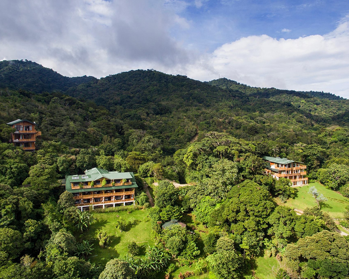 green hills in costa rica