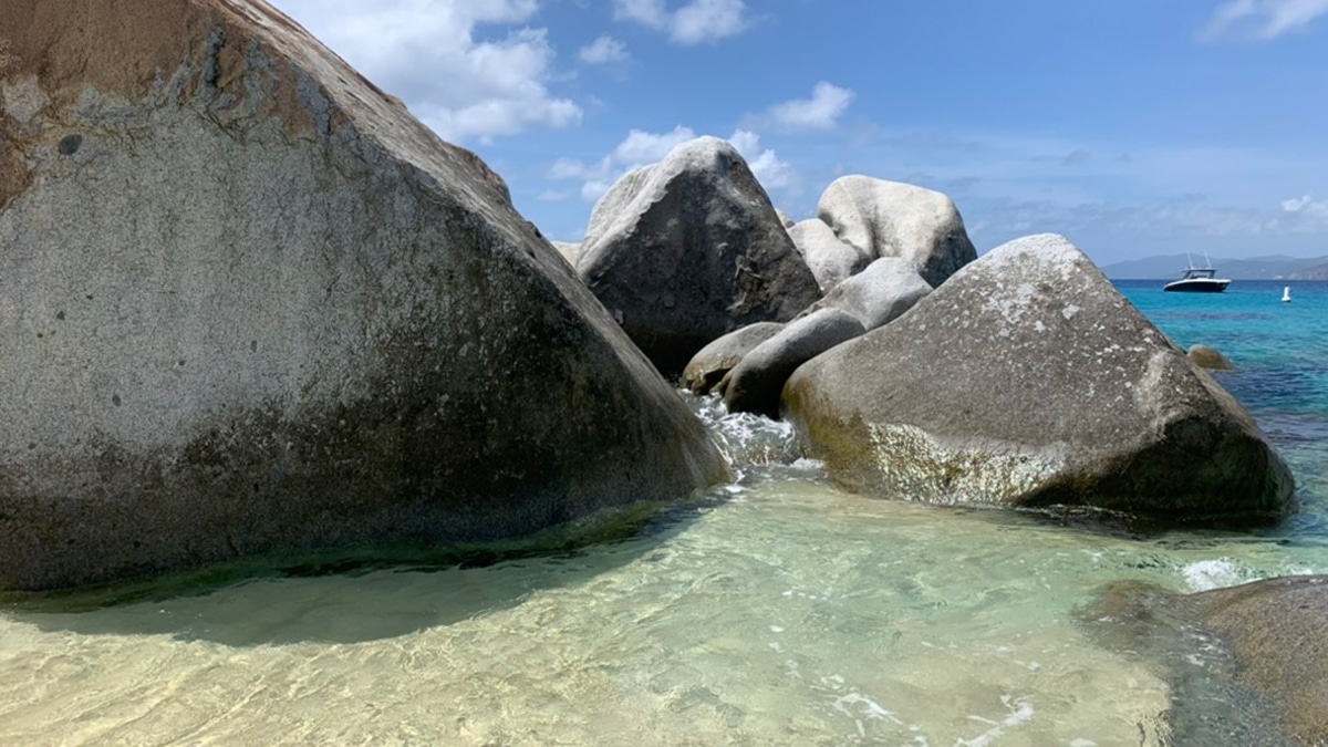 caribbean island virgin gorda boulders