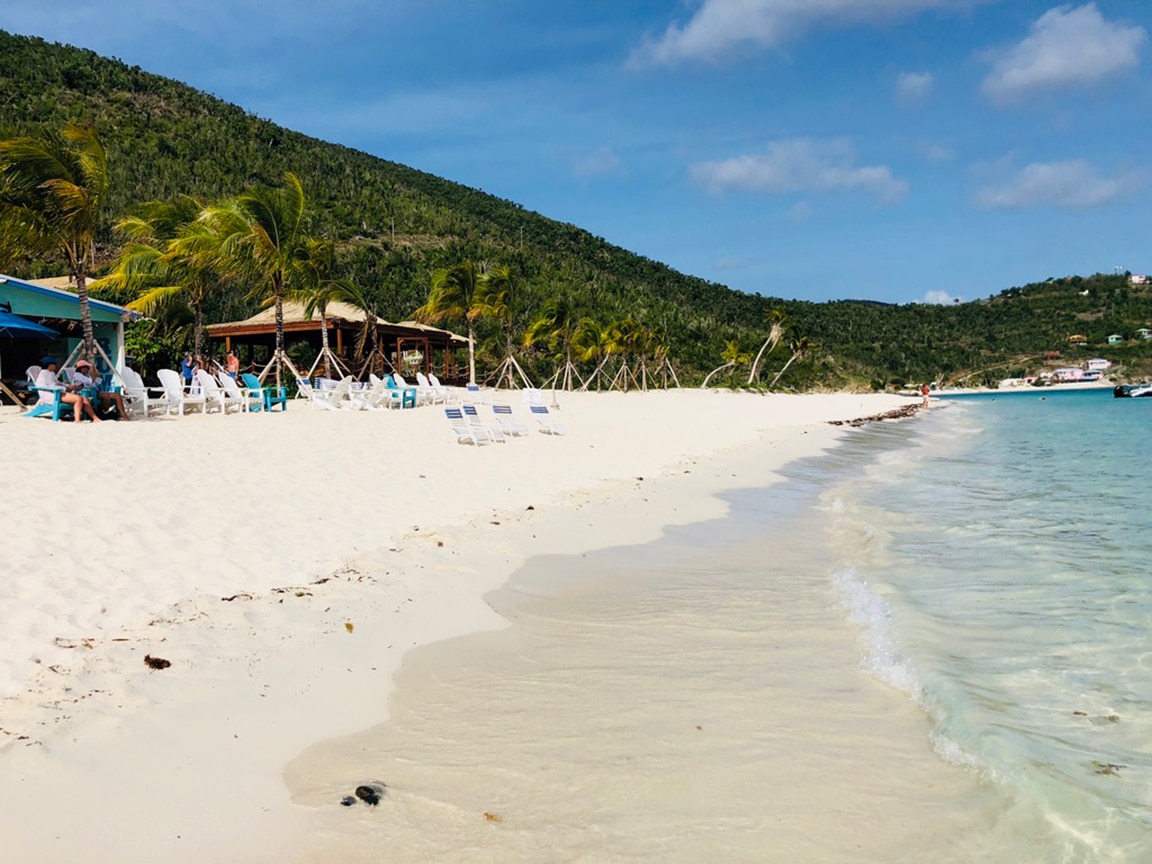 british virgin islands beach on jost