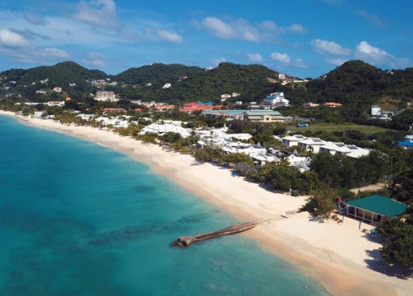 beach on grand anse in grenada