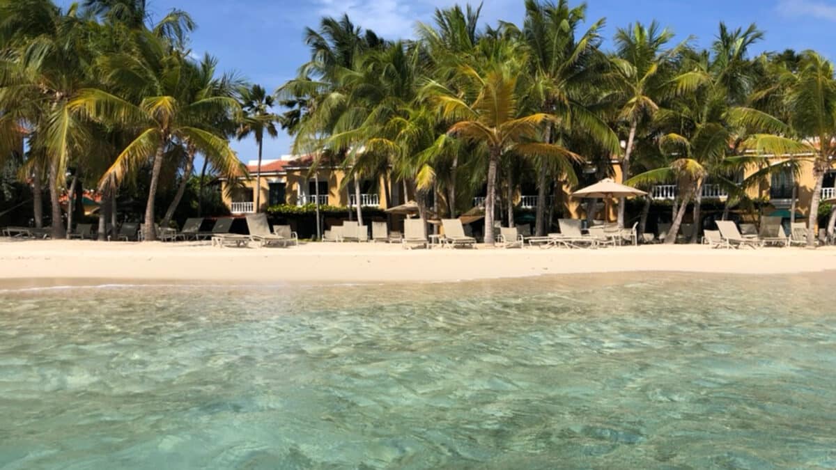 the beach at harbour village