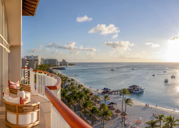 hyatt aruba governor's suite with beach view