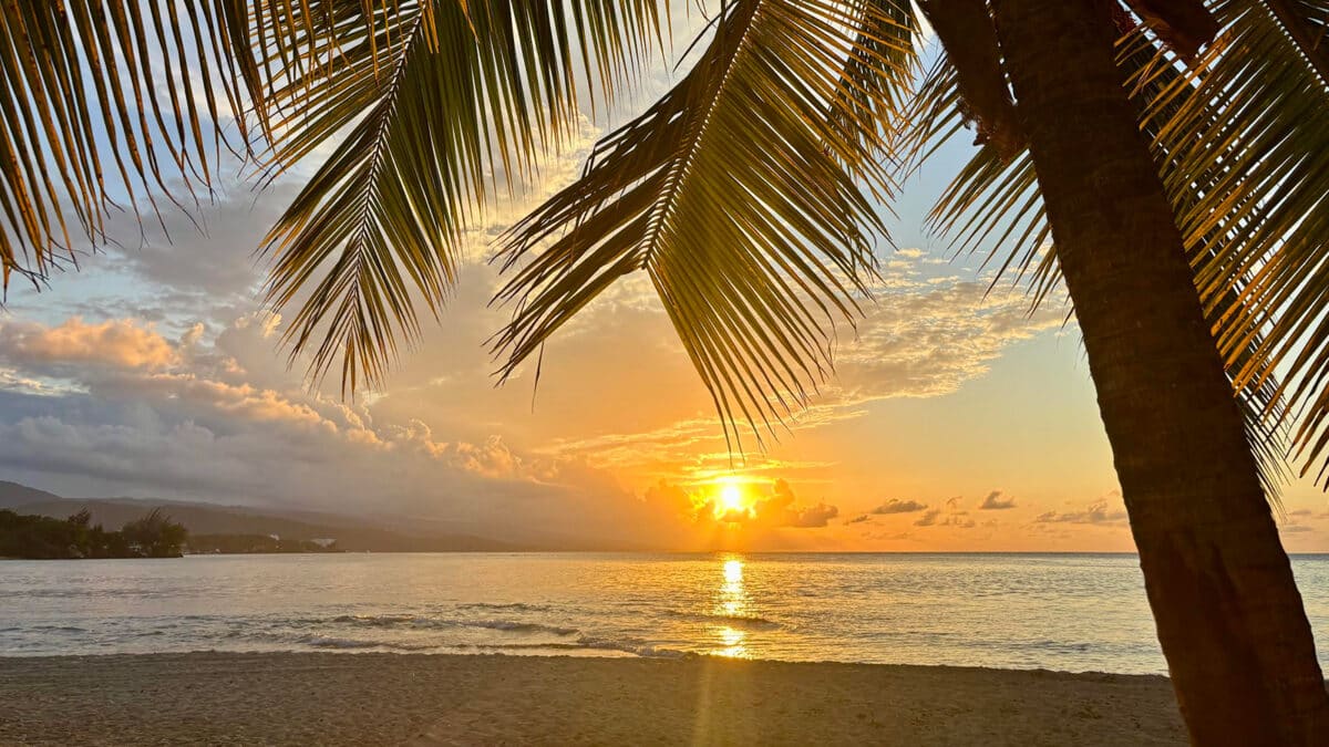 jamaica couples resort sunset