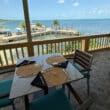 a table at the mamma mia restaurant in Antigua