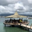 floating bar in martinique