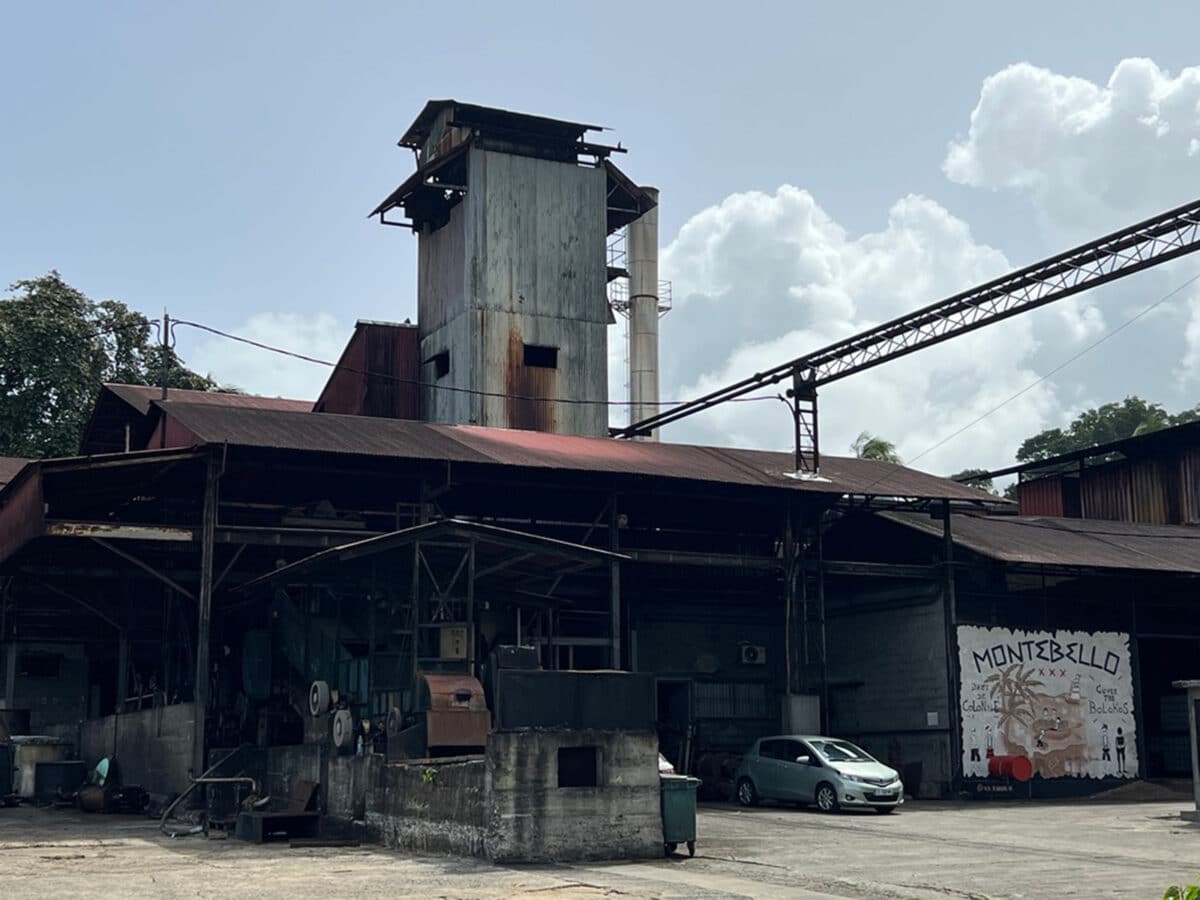 The main distillery at Montebello in Basse-Terre, Guadeloupe.