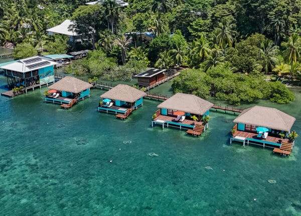 overwater bungalows caribbean