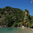 pain de sucre beach tiny caribbean island