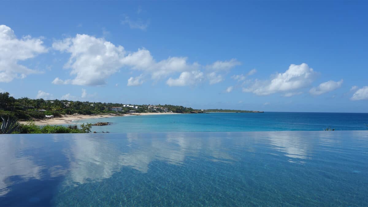 the pool at the four seasons in anguilla