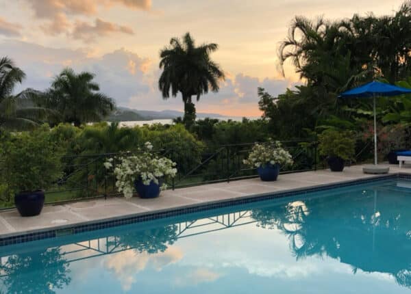 pool at jamaica round hill villa