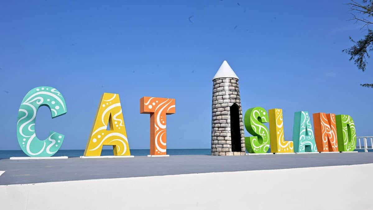 bahamas sign for cat island