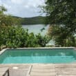 plunge pool at hotel plein soleil in the caribbean island of martinique