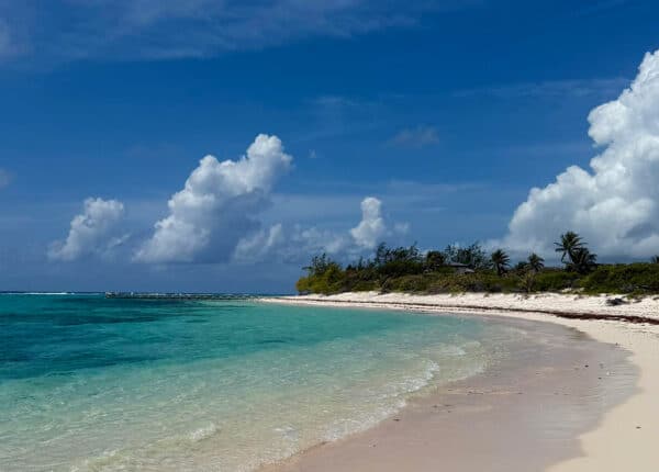 uncrowded beach in little cayman