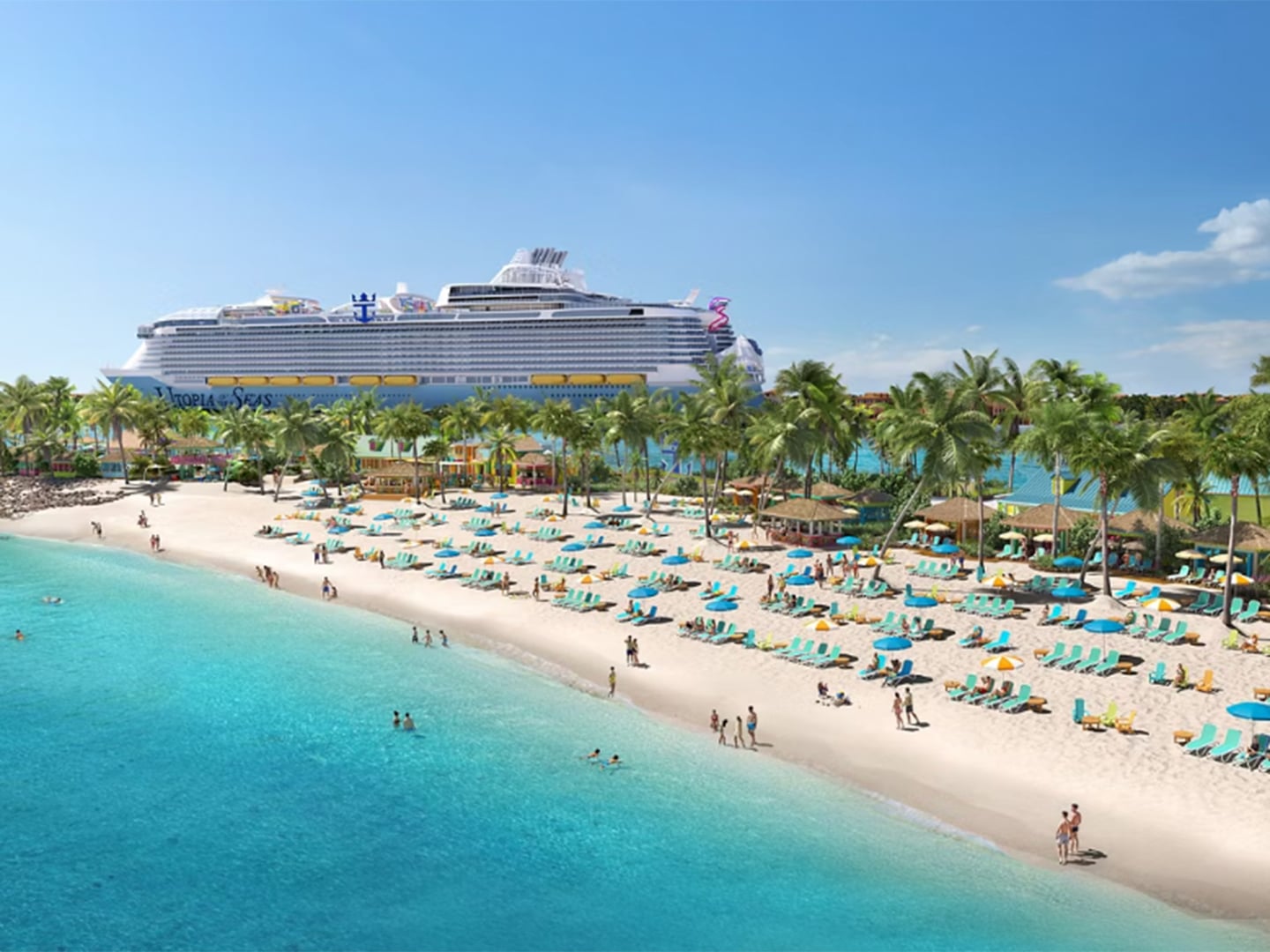 Royal Caribbean’s New Bahamas Beach Club Will Have DJs, All-Inclusive Passes and a Cabana With Its Own Waterslide