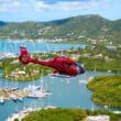 helicopter in antigua
