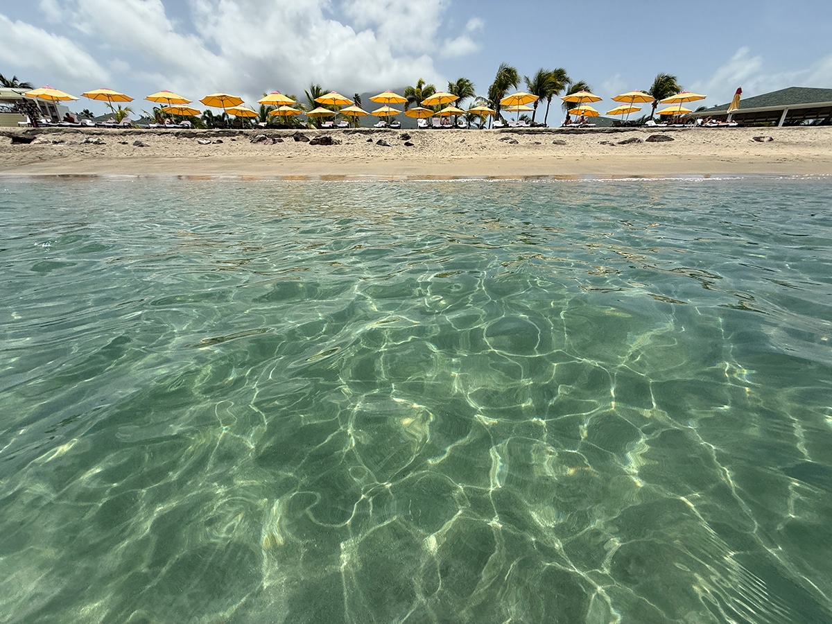 The Best Beach in Nevis Has Sparkling Sand, Calm Water and Stunning Views of St Kitts