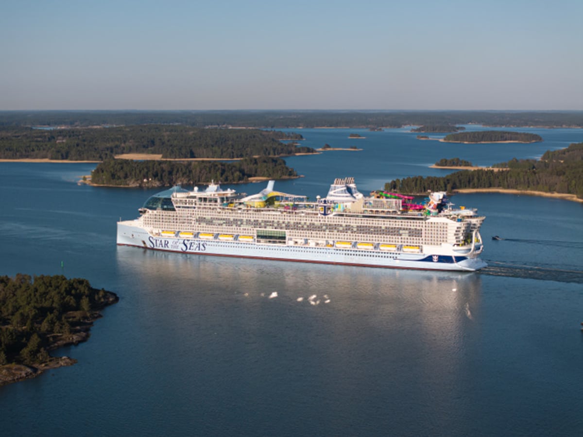 Royal Caribbean’s New Cruise Ship Has a Rooftop Bar, a Waterpark and the Largest Pool at Sea